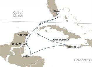 Queen Elizabeth, 9 Nights Western Caribbean ex Miami, Florida Return Queen Elizabeth, 9 Nights Western Caribbean ex Miami, Florida Return