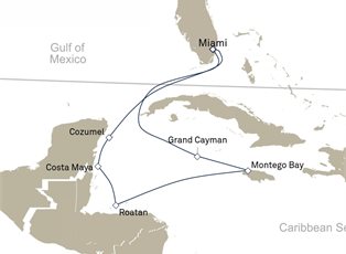 Queen Elizabeth, 9 Nights Western Caribbean ex Miami, Florida Return Queen Elizabeth, 9 Nights Western Caribbean ex Miami, Florida Return