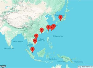 Azamara Pursuit, 14 Night Vietnam Hong Kong & Japan Voyage ex Singapore to Kobe, Japan Azamara Pursuit, 14 Night Vietnam Hong Kong & Japan Voyage ex Singapore to Kobe, Japan