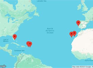Azamara Quest, Transatlantic Cruise: Lisbon, Tenerife & Miami ex Lisbon, Portugal to Miami, Florida USA Azamara Quest, Transatlantic Cruise: Lisbon, Tenerife & Miami ex Lisbon, Portugal to Miami, Florida USA