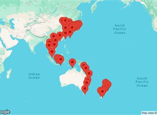 Azamara Pursuit, Japan To New Zealand Grand Voyage ex Tokyo, Japan to Auckland, New Zealand Azamara Pursuit, Japan To New Zealand Grand Voyage ex Tokyo, Japan to Auckland, New Zealand