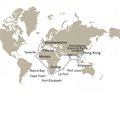 Queen Anne, 47 Nights Southampton To Hong Kong ex Southampton, England, UK to Hong Kong, China