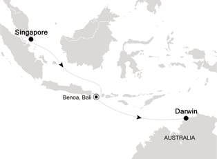 Silver Nova, 7 Nights Singapore to Darwin ex Singapore to Darwin, NT, Australia Silver Nova, 7 Nights Singapore to Darwin ex Singapore to Darwin, NT, Australia