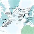 Seabourn Ovation, 43 Night Scandinavia, Solar Eclipse And Fire &amp; Ice Passage ex Copenhagen, Denmark to New York, USA