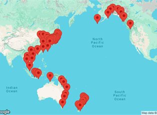 Azamara Pursuit, Canada To New Zealand Grand Voyage ex Vancouver, BC. Canada to Auckland, New Zealand Azamara Pursuit, Canada To New Zealand Grand Voyage ex Vancouver, BC. Canada to Auckland, New Zealand