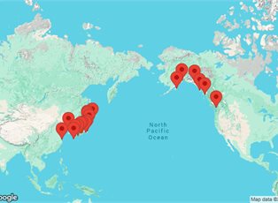 Explorer, 31 Nights Asian Lights & Alaskan Sights ex Tokyo to Vancouver Explorer, 31 Nights Asian Lights & Alaskan Sights ex Tokyo to Vancouver