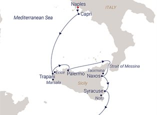 Sea Cloud Spirit, 8 Night Ride The Winds To Sicily ex Naples, Italy to Valletta, Malta Sea Cloud Spirit, 8 Night Ride The Winds To Sicily ex Naples, Italy to Valletta, Malta