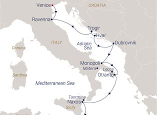 Sea Cloud Spirit, 10 Night Last Of Summer On The Azure Adriatic ex Venice, Italy to Valletta, Malta Sea Cloud Spirit, 10 Night Last Of Summer On The Azure Adriatic ex Venice, Italy to Valletta, Malta