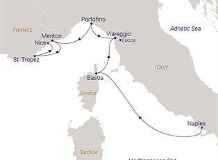 Sea Cloud Spirit, 7 Night Extend The Summer In Elegance ex Naples, Italy to Nice, France Sea Cloud Spirit, 7 Night Extend The Summer In Elegance ex Naples, Italy to Nice, France