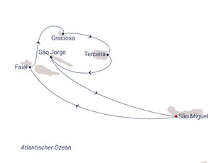 Sea Cloud Spirit, 7 Night The Azores: Europe’s Westernmost Point ex Ponta Delgada, Azores, Portugal Return Sea Cloud Spirit, 7 Night The Azores: Europe’s Westernmost Point ex Ponta Delgada, Azores, Portugal Return