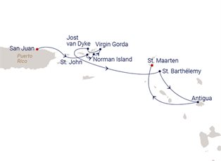 Sea Cloud Spirit, 7 Night Across A Sea Of Idyllic Islands ex San Juan, Puerto Rico to Philipsburg, St Maarten Sea Cloud Spirit, 7 Night Across A Sea Of Idyllic Islands ex San Juan, Puerto Rico to Philipsburg, St Maarten