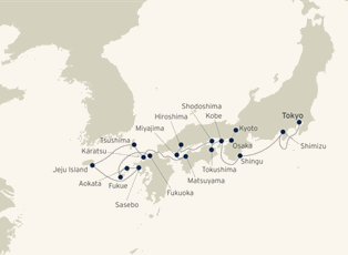 Coral Geographer, Through the Heart of Japan ex Fukuoka to Tokyo Coral Geographer, Through the Heart of Japan ex Fukuoka to Tokyo