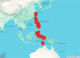 Heritage Adventurer, 18 Night Asian Island Odyssey ex Taipei, Taiwan to Darwin, NT, Australia Heritage Adventurer, 18 Night Asian Island Odyssey ex Taipei, Taiwan to Darwin, NT, Australia