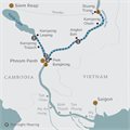 Jayavarman, 4 Night Serenity Cruise (Low Water) ex Siem Reap to Phnom Penh