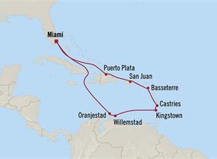 Marina, 12 Night Exotic Caribbean Escape ex Miami, Florida USA Return Marina, 12 Night Exotic Caribbean Escape ex Miami, Florida USA Return
