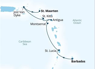 Seabourn Ovation, 7 Night Classic Caribbean Yacht Harbors ex Bridgetown, Barbados to Philipsburg, St Maarten Seabourn Ovation, 7 Night Classic Caribbean Yacht Harbors ex Bridgetown, Barbados to Philipsburg, St Maarten
