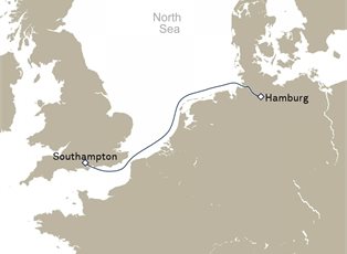 Queen Victoria, 2 Nights Southampton To Hamburg (V310) ex Southampton, England, 