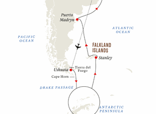 Fridtjof Nansen, Antarctica & Falklands Expedition (Northbound) ex Buenos Aires Return