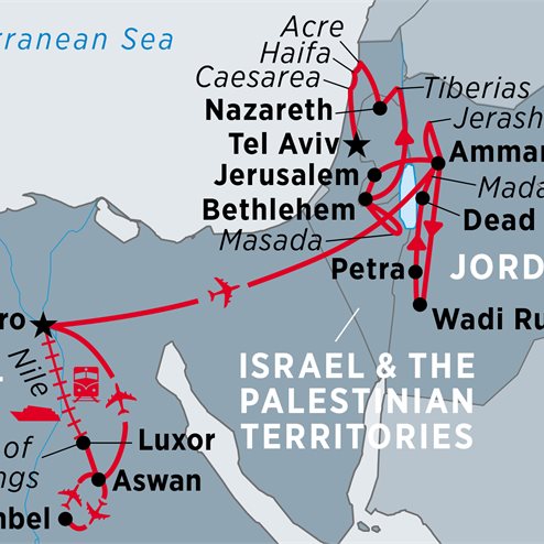 Discover Egypt, Jordan, Israel & the Palestinian Territories