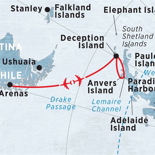 Antarctic Express - Fly the Drake from Punta Arenas